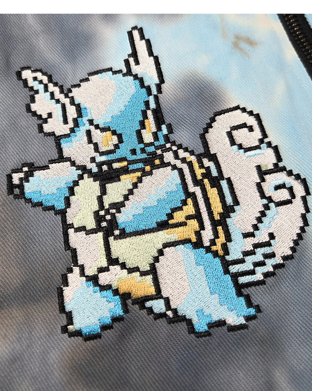 "CD Promo" Blastoise Denim Souvenir Jacket